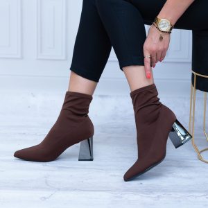 Botki Skarpetowe Na Słupku 41 – Wygodne Buty Na Jesień - Styl elegancki