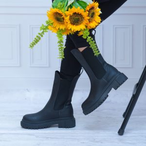 Czarne Sztyblety Damskie – Wygodne Buty Na Jesień