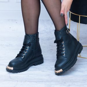 Trzewiki Damskie Skórzane Sznurowane – Modne Buty Damskie GRACE - Styl miejski