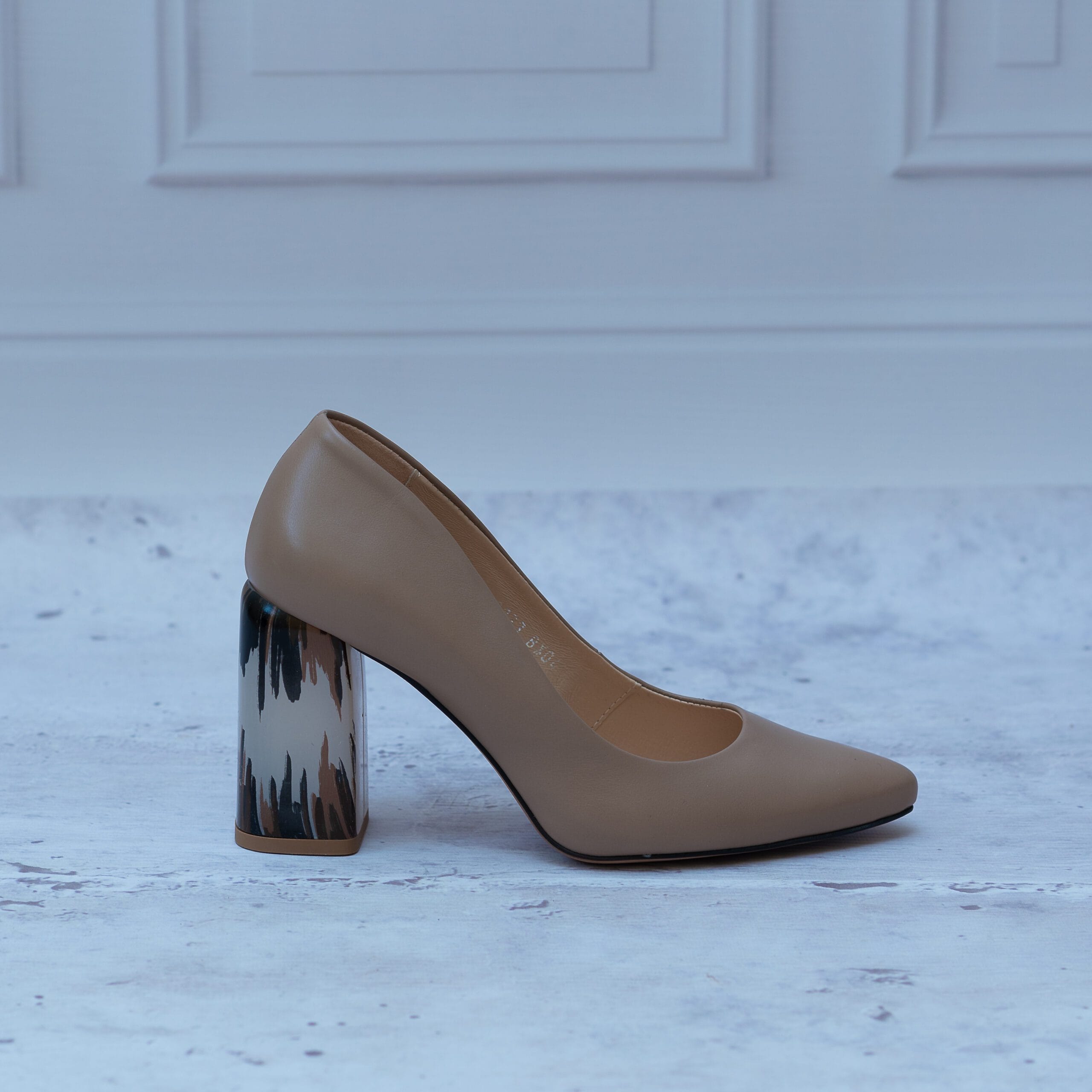 Czółenka Kordel 2333 Cappuccino Skóra WYGODNE BUTY - Do sukienki