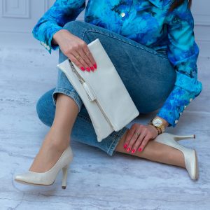 Złote Czółenka ZanZara 682/2 Złoto R1 - Styl elegancki