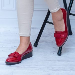 Mokasyny Lakierowane Damskie – Jesienne Buty Damskie Vinceza