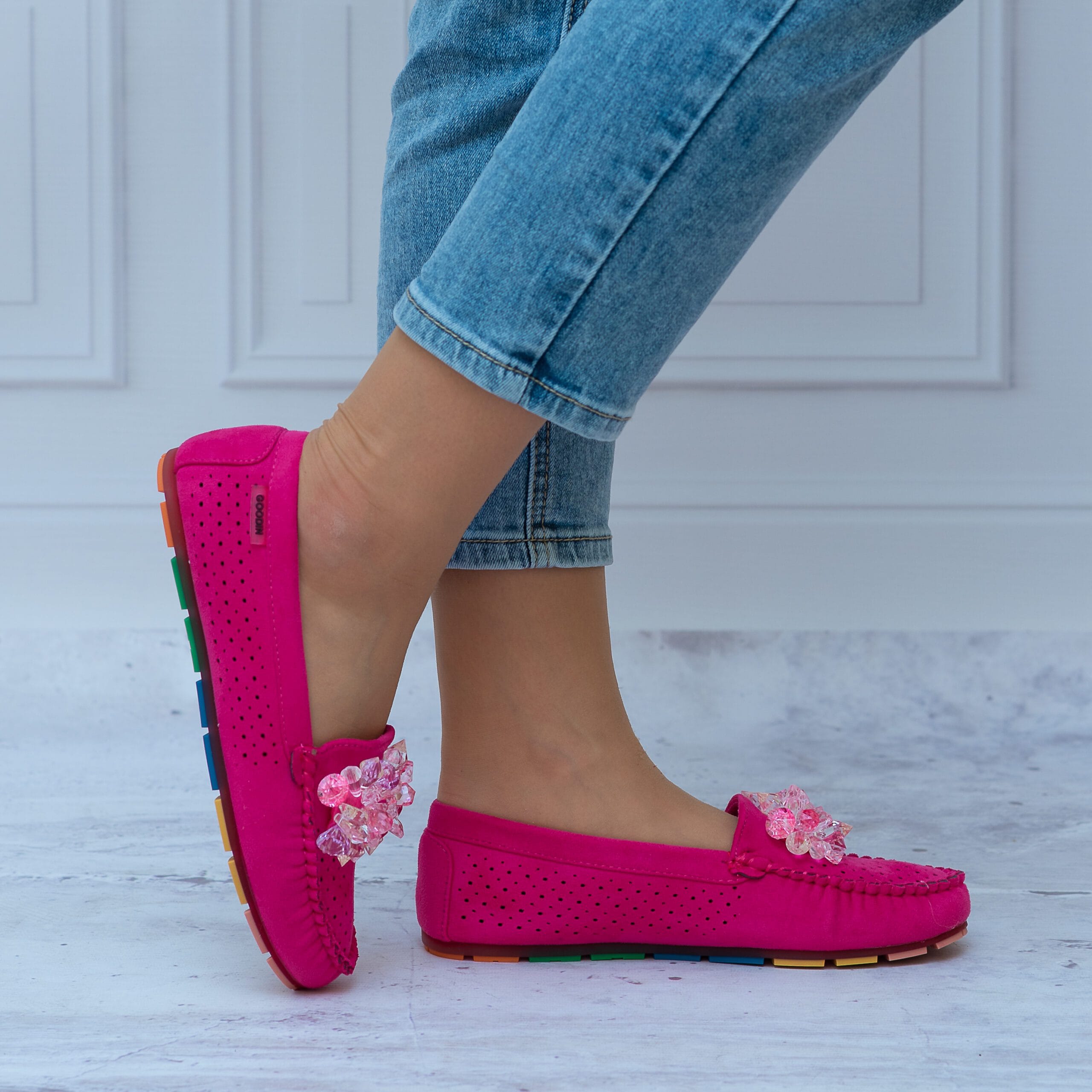 Mokasyny Fuchsja Goodin FL-678 - Do spodni