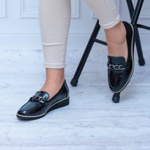 Mokasyny Damskie Na Koturnie – Jesienne Buty Damskie