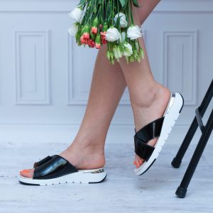 Wygodne Klapki Damskie S.Barski AL22469 BLACK