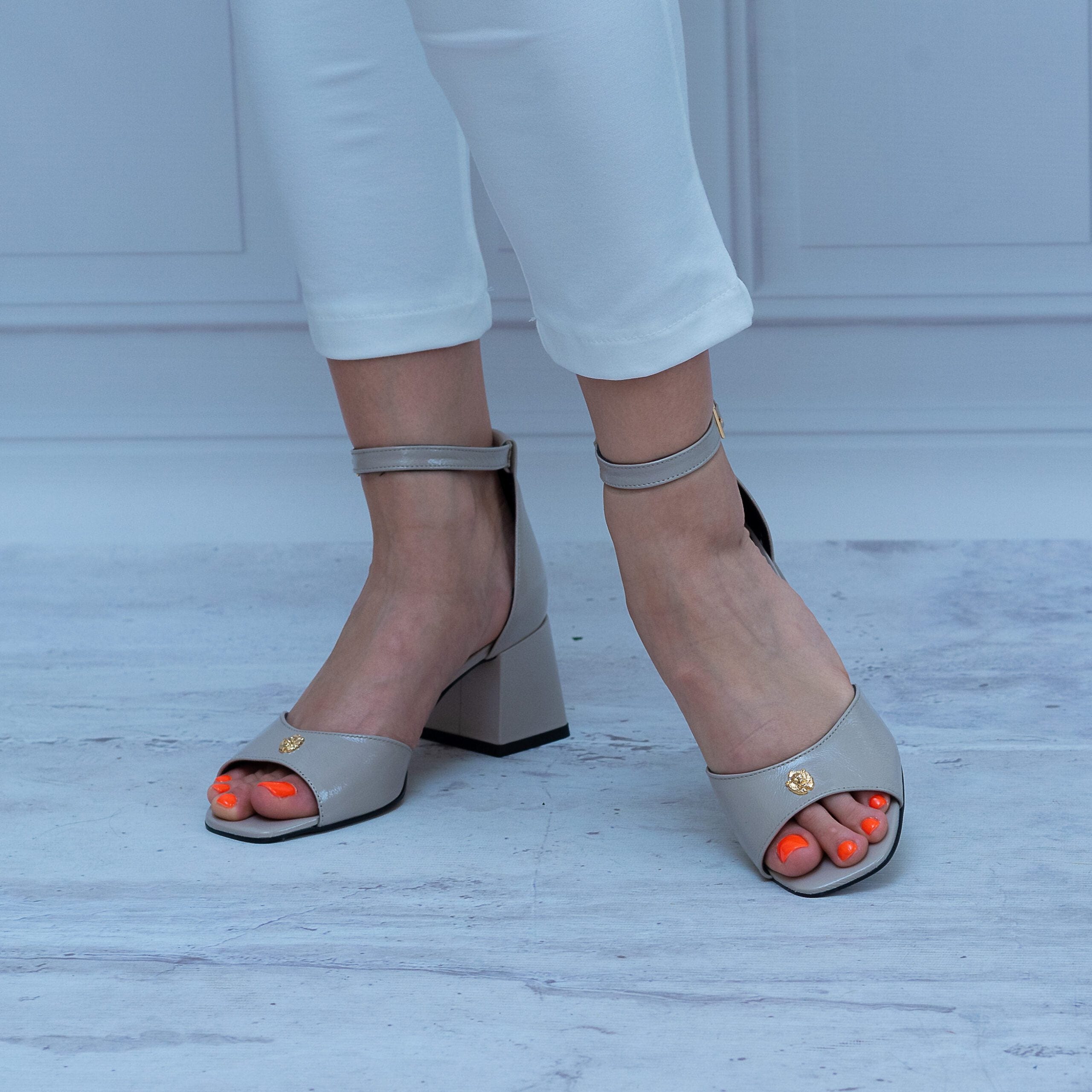 Sandały Damskie KARINO Beż – Eleganckie Buty - Do sukienki