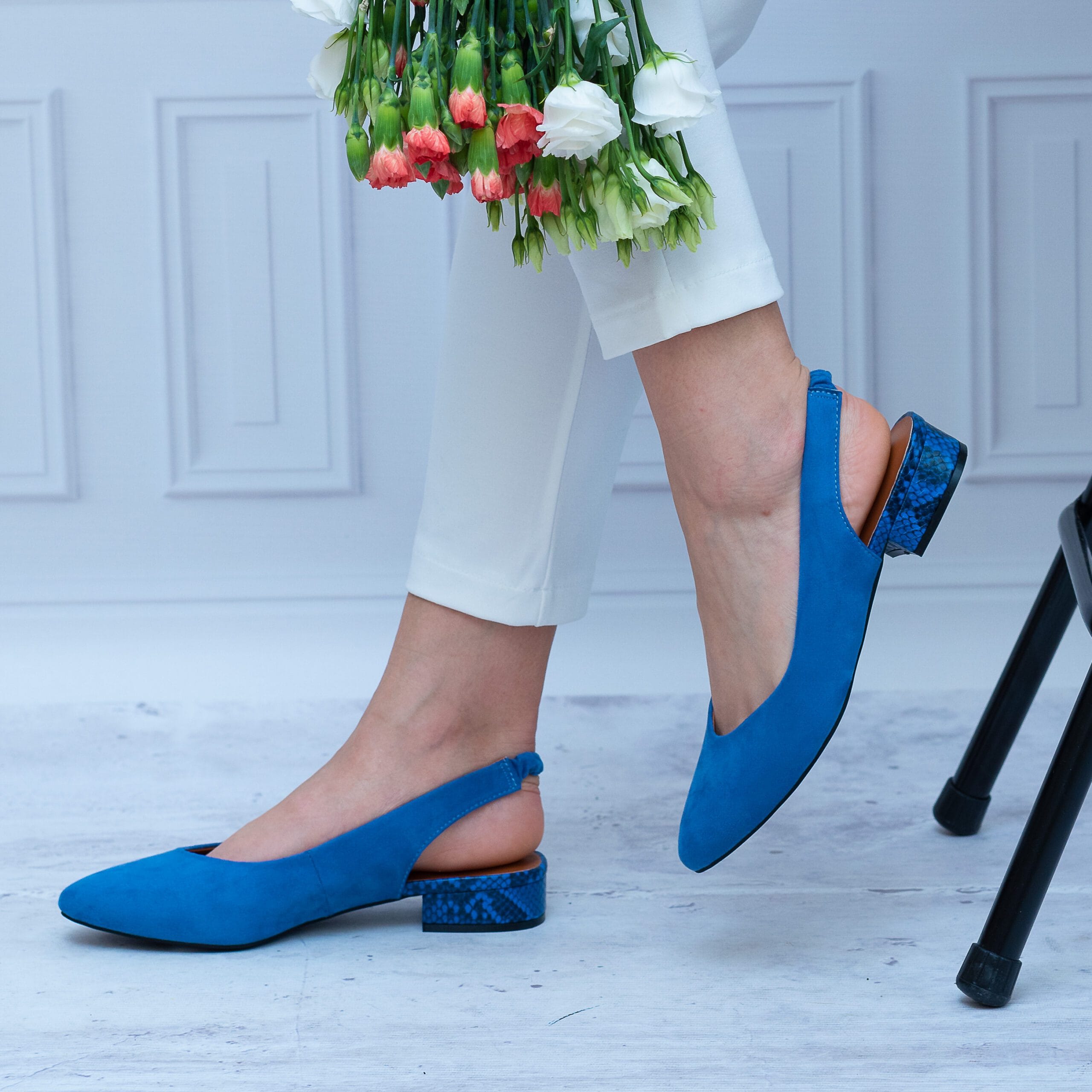 Niebieskie sandały damskie T. SOKOLSKI – Wygodne buty na lato – SK L21-14 Blue