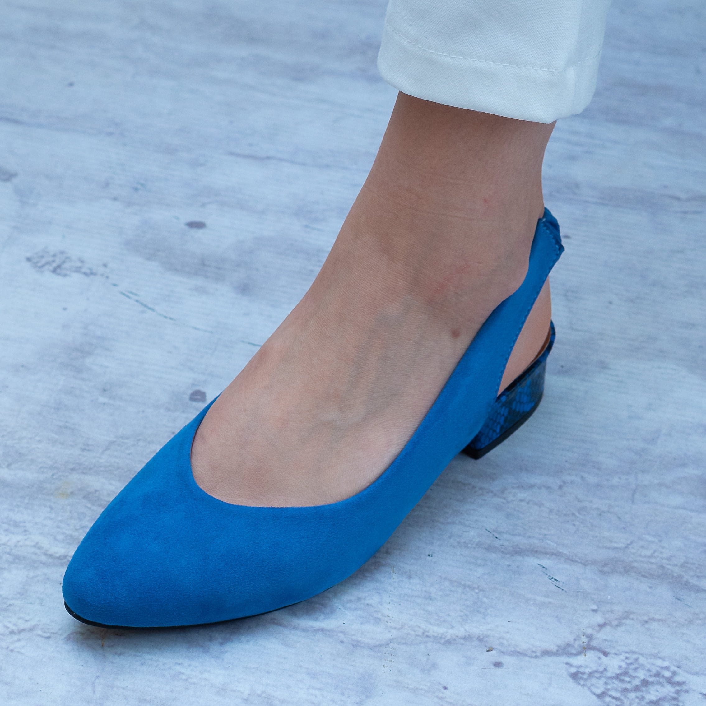 Niebieskie sandały damskie T. SOKOLSKI – Wygodne buty na lato – SK L21-14 Blue - Na lato
