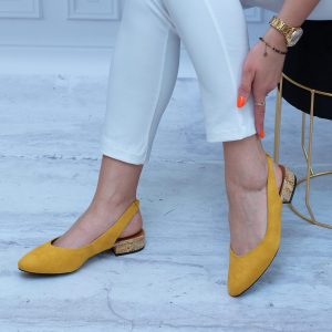 Żółte sandały damskie T. SOKOLSKI – Wygodne buty na lato SK L21-14 Yellow - Styl elegancki