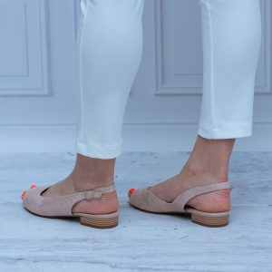 Różowe Sandały Damskie – Wygodne Buty Na Lato – SK 807 - Styl klasyczny