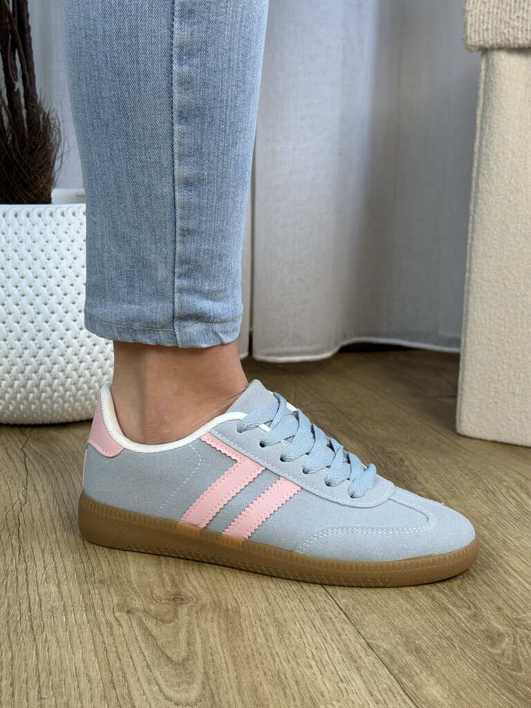 Niebieskie trampki sportowe damskie Seaestar Bl659P - Do jeansów