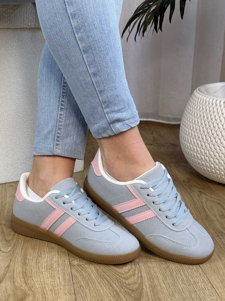 Niebieskie trampki sportowe damskie Seaestar Bl659P - Styl miejski