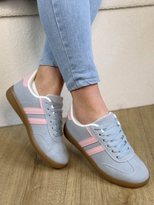Niebieskie trampki sportowe damskie Seaestar Bl659P - Na lato