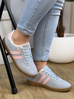 Niebieskie trampki sportowe damskie Seaestar Bl659P - Styl casualowy