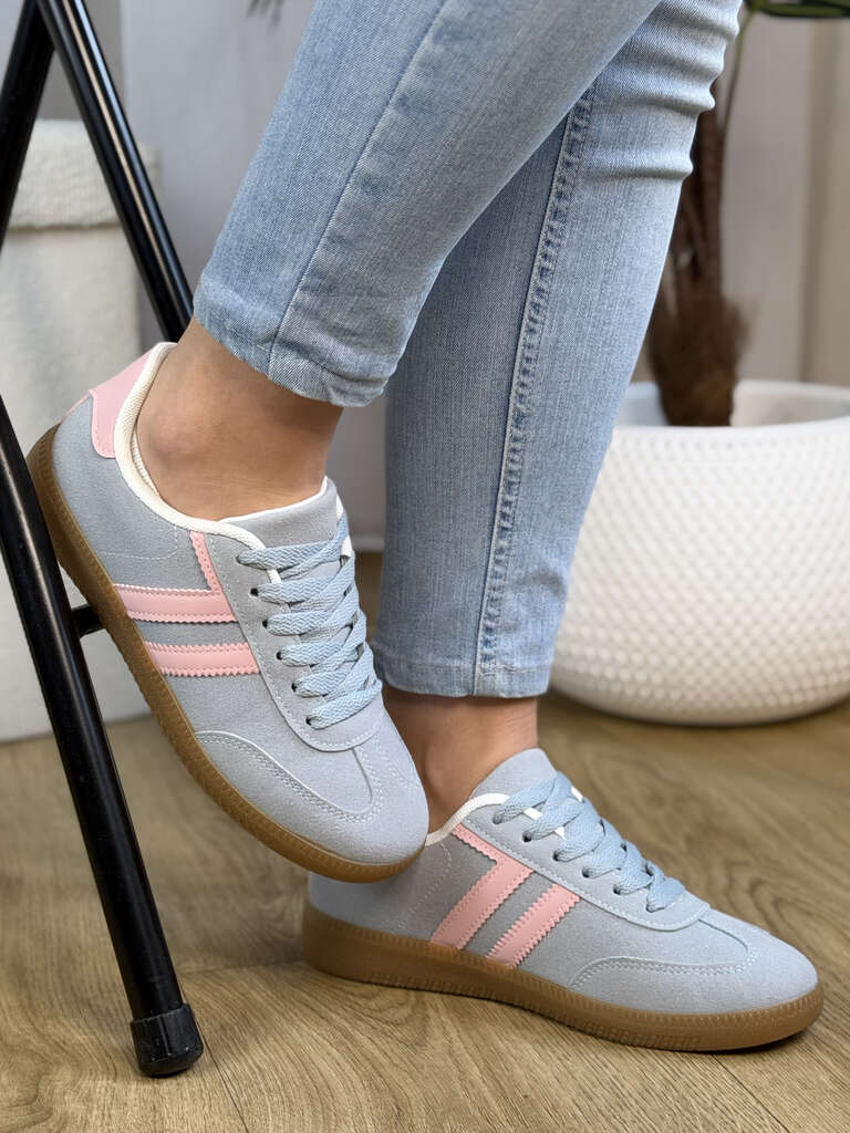 Niebieskie trampki sportowe damskie Seaestar Bl659P - Styl casualowy