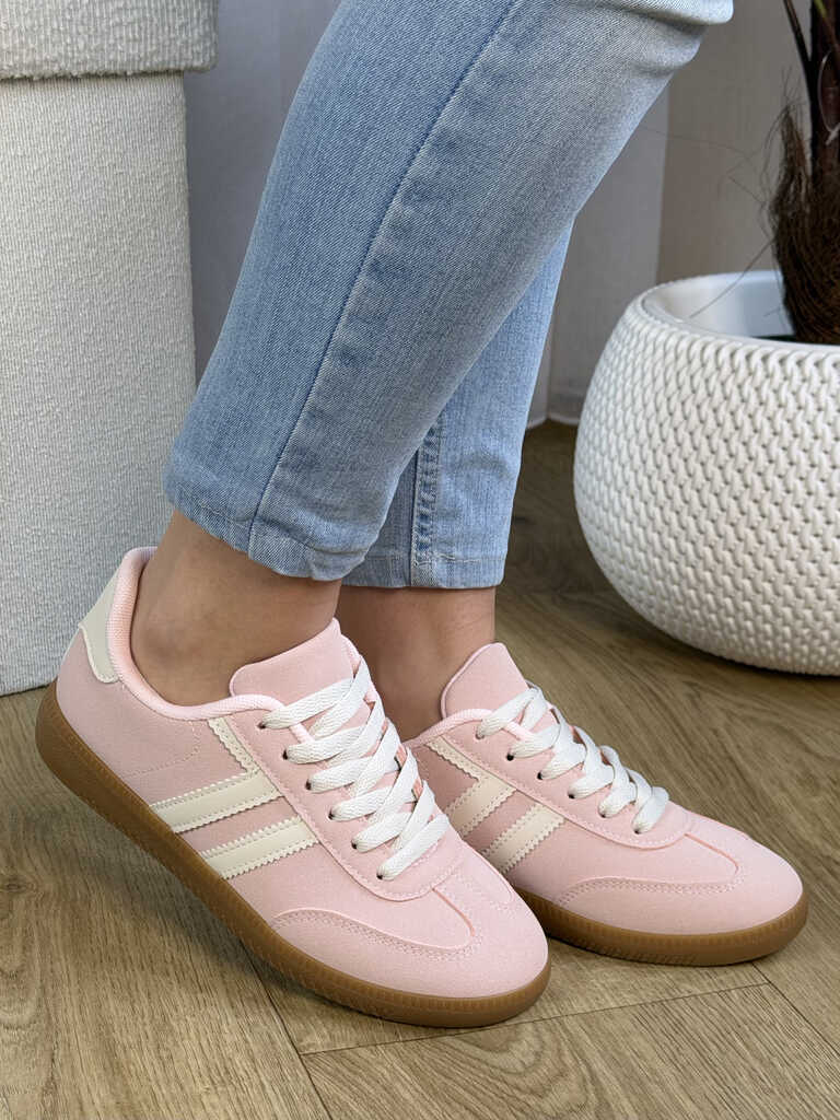Różowe trampki sportowe damskie Seaestar Bl659P - Do jeansów