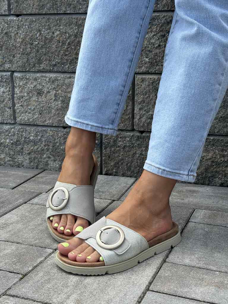 Klapki damskie Inblu NR00004 Szary - Styl minimalistyczny