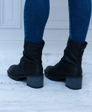 Botki Czarne Na Niskim Obcasie – Botki Damskie T.Sokolski - Styl elegancki