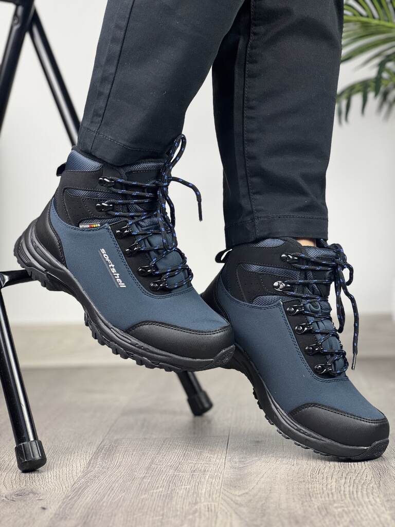 Buty sportowe trekkingowe damskie granatowe American Club - zdjęcie produktu 5