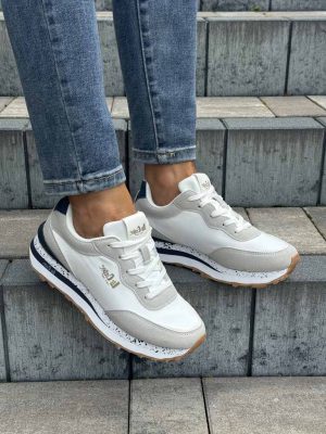 Białe buty sportowe damskie Lee Copper 3365L - Na lato