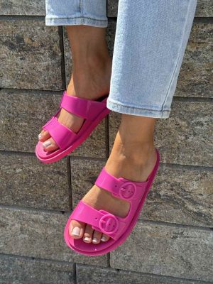 Klapki damskie gumowe Ipanema 26877 Fuksja - Styl casualowy