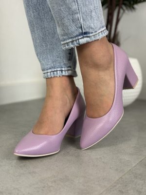 Polskie czółenka damskie 480 FOR BUT Lila – Wygodne buty na niskim obcasie