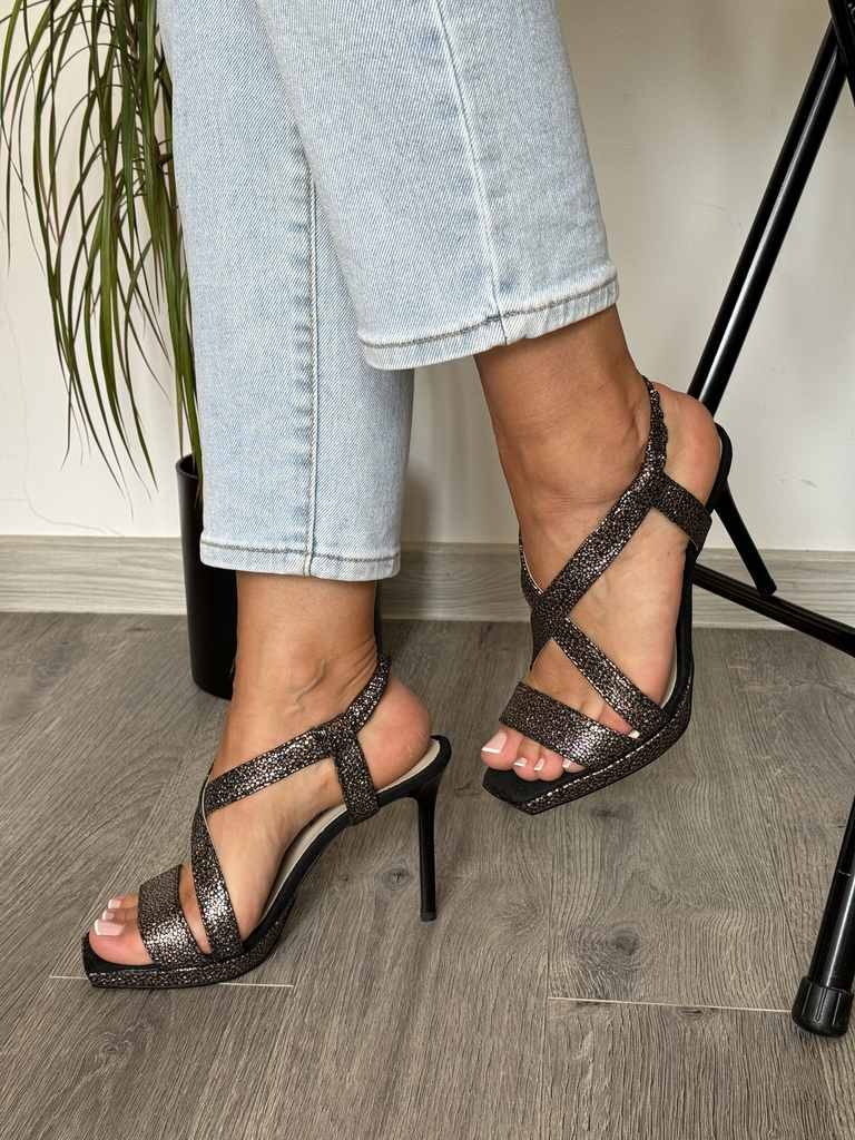 Miedziane Sandały KARINO 4677/151-P Skóra Lico Wygodne Buty - Na lato