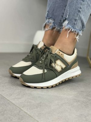 Sneakersy damskie GREEN LY085 – Wygodne buty spotrowe - Styl casualowy