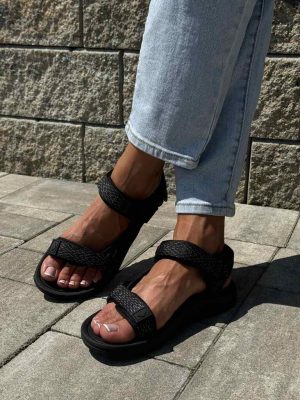 Sandały damskie sportowe Lee Copper LCW-25-34-3558LA Grey - Styl casualowy