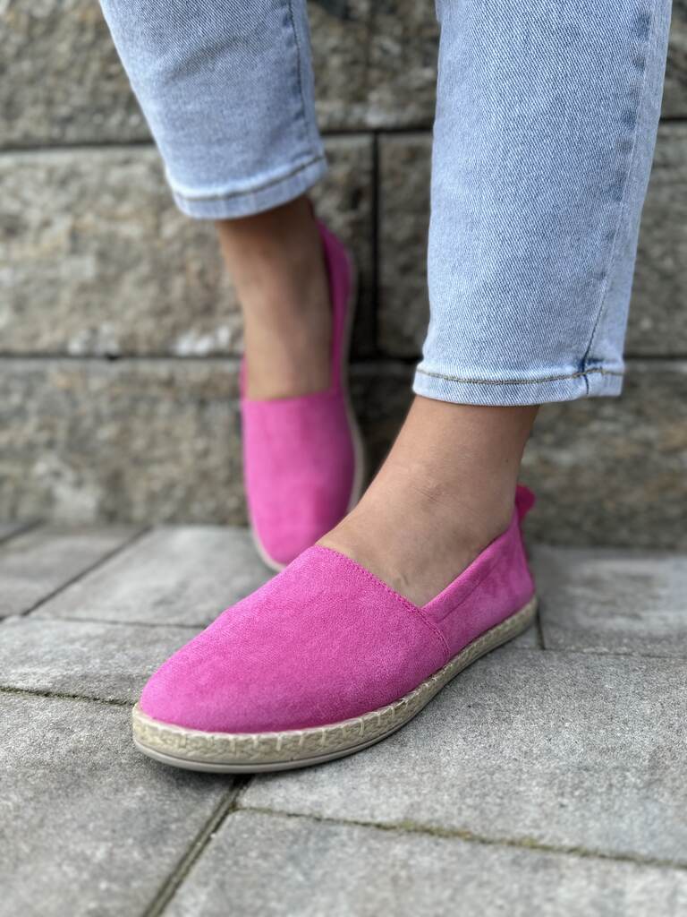 Fuchsjowe espadryle damskie – Modne buty na każdą okazję Potocki - Na lato