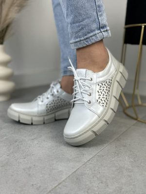 Półbuty damskie skórzane Helios 375S Wygodne Buty Damskie