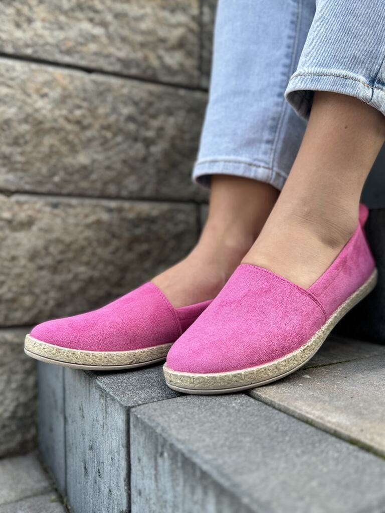 Fuchsjowe espadryle damskie – Modne buty na każdą okazję Potocki - Styl casualowy