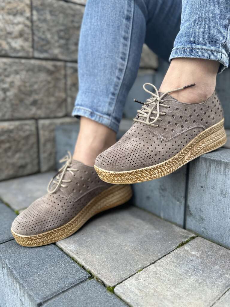 Brązowe półbuty damskie skórzane – Wygodne buty Filippo - Styl miejski