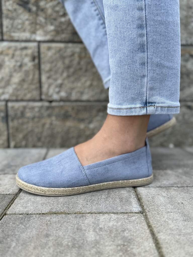 Niebieskie espadryle damskie – Modne buty na każdą okazję Potocki - Na wiosnę