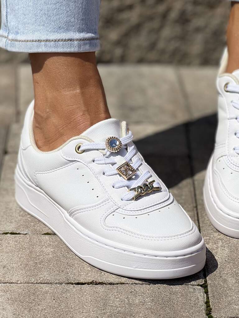 Lekkie białe buty sportowe damskie Piccadilly 910010-4 - Na wiosnę