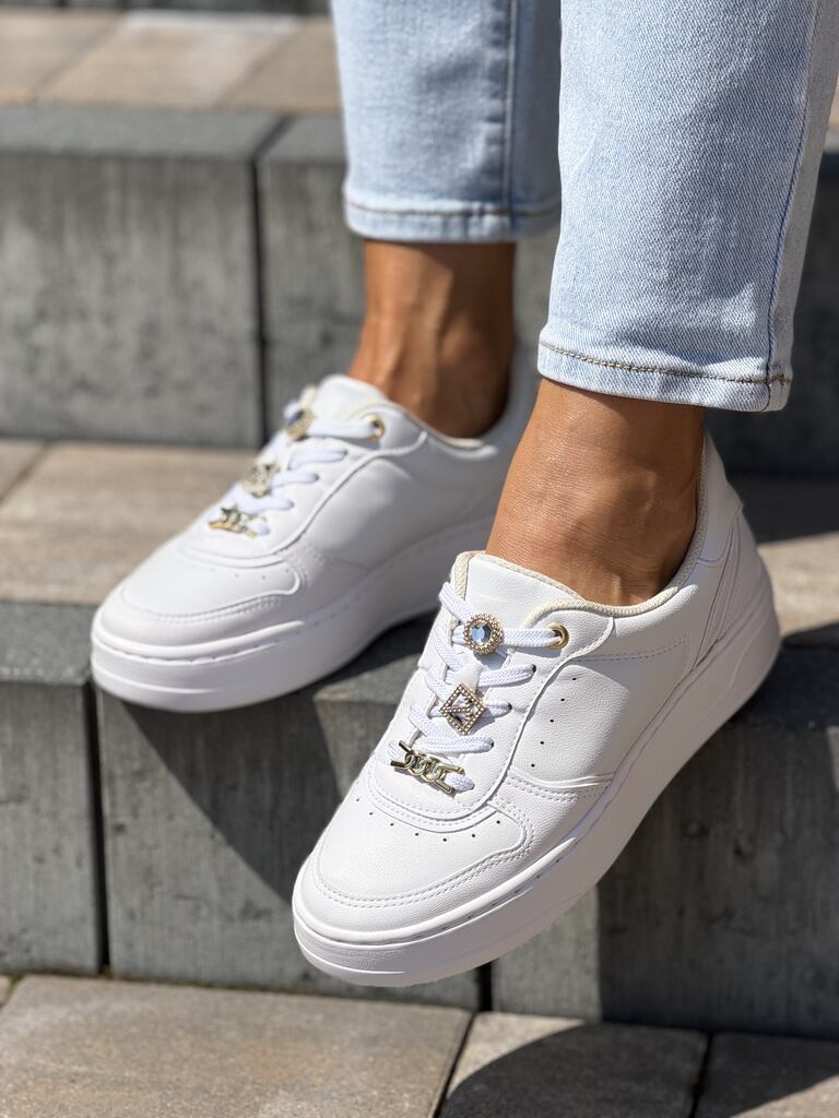 Lekkie białe buty sportowe damskie Piccadilly 910010-4 - Styl casualowy