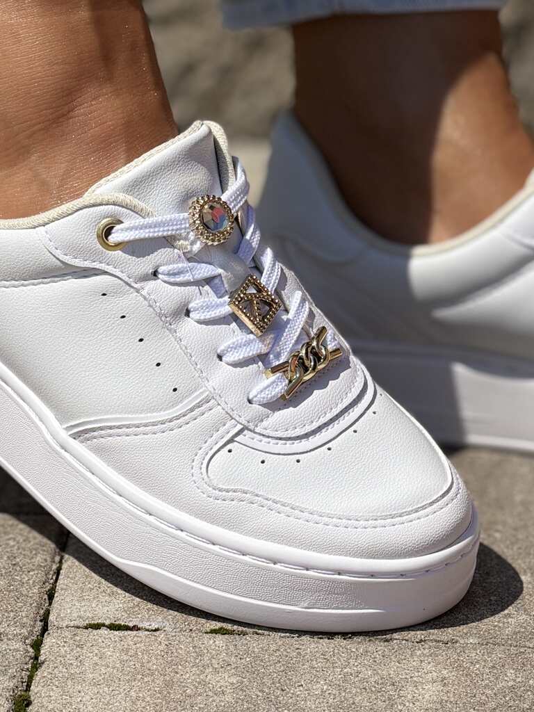 Lekkie białe buty sportowe damskie Piccadilly 910010-4 - Do jeansów