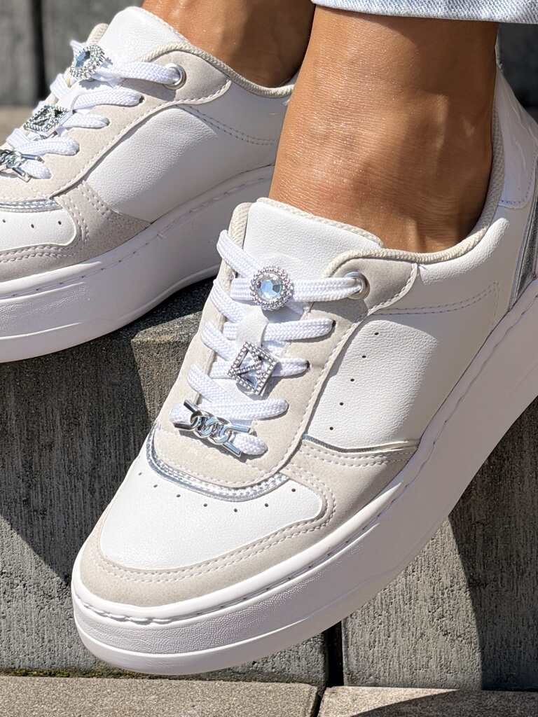 Lekkie białe buty sportowe damskie Piccadilly 910010-4 - Na wiosnę