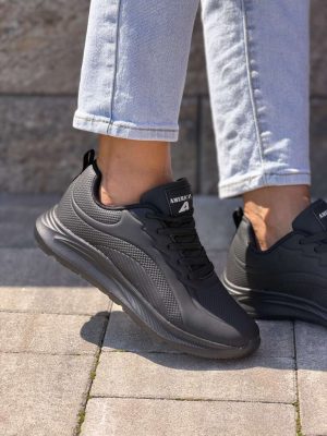 Białe lekkie buty sportowe damskie American Club FH79 - Na lato
