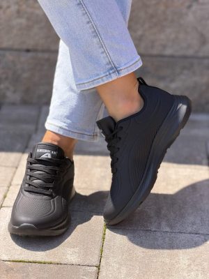 Białe lekkie buty sportowe damskie American Club FH79 - Styl klasyczny
