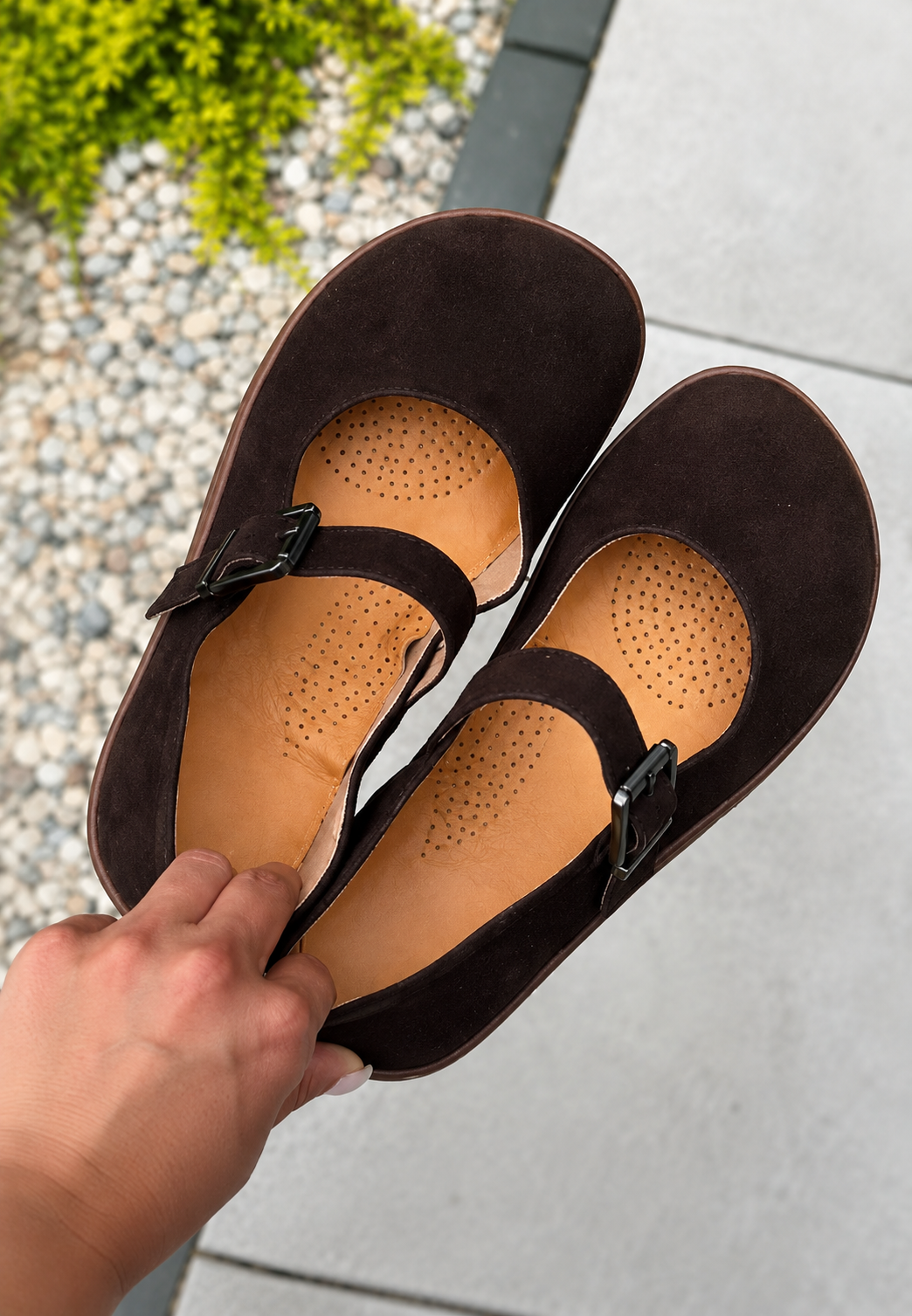 Brązowe damskie buty prezentowane na TikToku Your Style